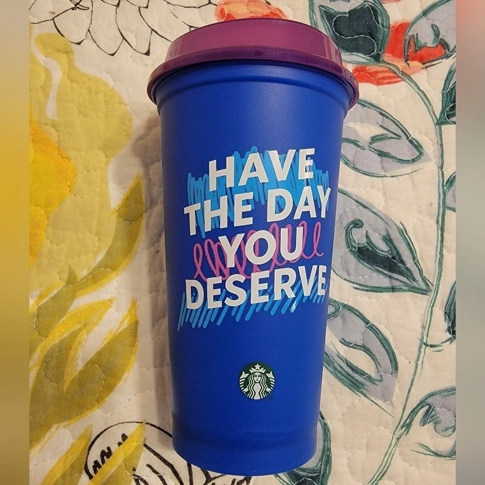 NWOT Starbucks 2024 Reusable Cup with Sippy Lid 2 Units